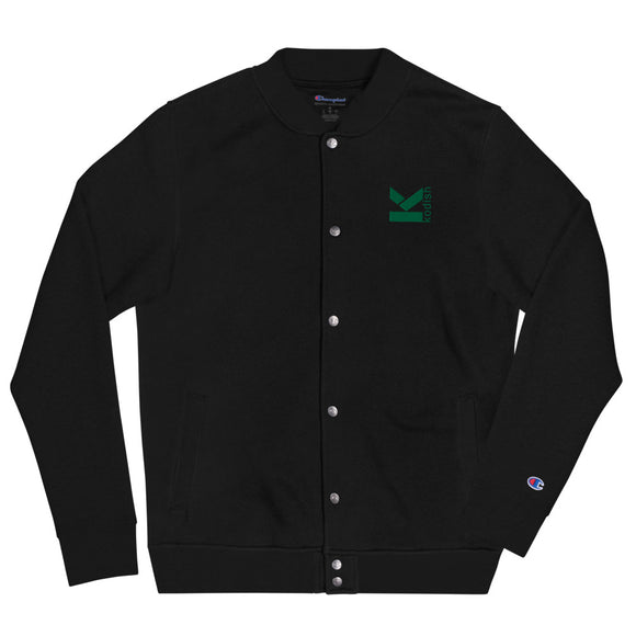  Kodish clothing Green logo baseball jacket
